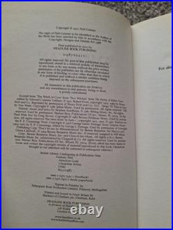 Signed First Edition American Gods- Neil Gaiman 2001