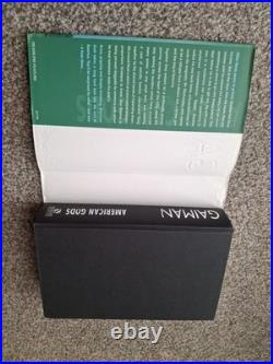 Signed First Edition American Gods- Neil Gaiman 2001