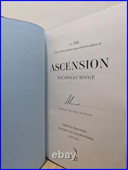 Signed-First Edition-Ascension by Nicholas Binge-Sprayed Edge-New