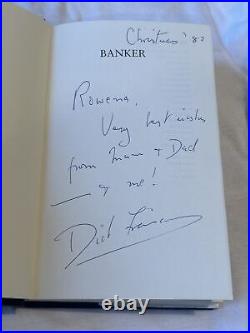 Signed First Edition'Banker' by Dick Francis (Hardback 1982) Rowena Akinyemi