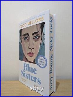 Signed-First Edition-Blue Sisters by Coco Mellors-Sprayed Edge-New