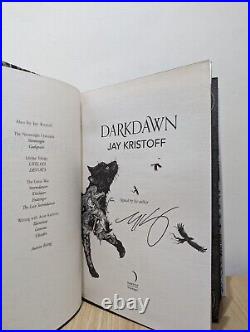 Signed-First Edition-Darkdawn by Jay Kristoff-Sprayed Edge-New