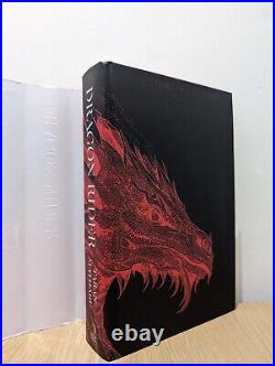 Signed-First Edition-Dragon Rider by Taran Matharu-Sprayed Edge-New