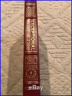 Signed First Edition Easton Press Gold Exceptional Vice President Dick Cheney