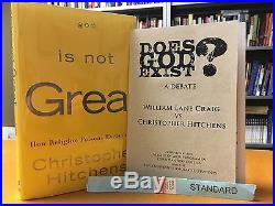 Signed! First Edition! First Printing! God Is Not Great by Christopher Hitchens