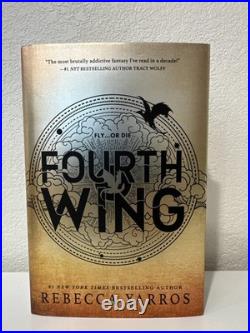 Signed First Edition Fourth Wing Rebecca Yarros Published & Printed In America