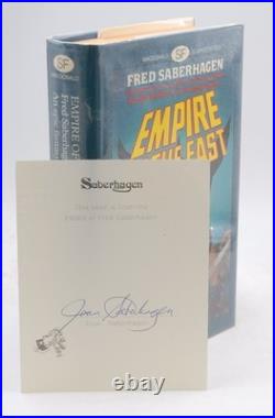 Signed First Edition Fred Saberhagen Empire of the East Macdonald hardcover