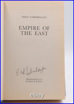 Signed First Edition Fred Saberhagen Empire of the East Macdonald hardcover