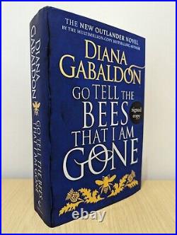 Signed-First Edition-Go Tell the Bees that I Am Gone by Diana Gabaldon-Sprayed