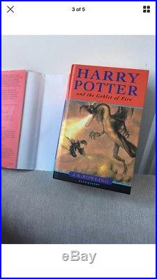 Signed First Edition Goblet Of Fire Harry Potter J K Rowling