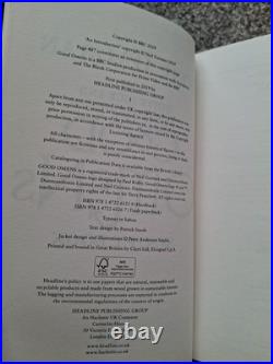 Signed First Edition Good Omens Script Book Neil Gaiman Signed First Edition Good Omens Script Book Neil Gaiman