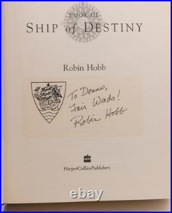 Signed First Edition Hobb, Robin Ship of Destiny (Liveship Traders Vol-3) Banta