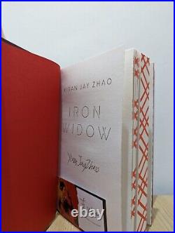 Signed-First Edition-Iron Widow by Xiran Jay Zhao-Sprayed Edge-New