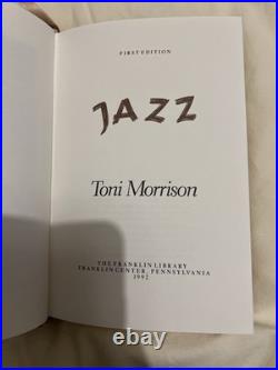 Signed First Edition Jazz By Toni Morrison Franklin Library