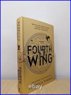 Signed-First Edition Later Printing-Fourth Wing by Rebecca Yarros-New