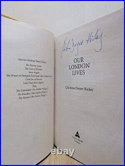 Signed-First Edition-Our London Lives by Christine Dwyer Hickey-New