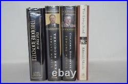 Signed First Edition Set Theodore Roosevelt Trilogy by Edmund Morris + Essays