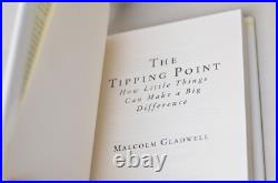 Signed First Edition Set Works of Malcolm Gladwell The Tipping Point