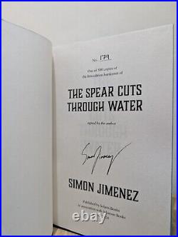 Signed-First Edition-Spear Cuts Through Water by Simon Jimenez-Sprayed-New