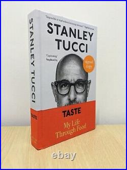 Signed-First Edition-Taste My Life Through Food by Stanley Tucci-New