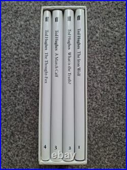 Signed First Edition- Ted Hughes Collected Animal Poems 1995 4 Volumes