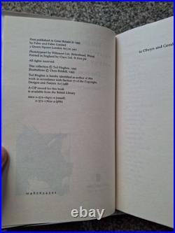 Signed First Edition- Ted Hughes Collected Animal Poems 1995 4 Volumes