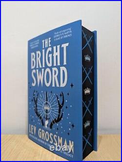 Signed-First Edition-The Bright Sword by Lev Grossman-Sprayed-New