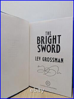 Signed-First Edition-The Bright Sword by Lev Grossman-Sprayed-New