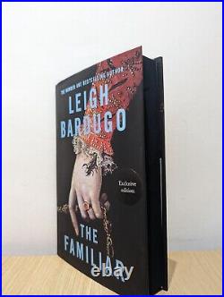 Signed-First Edition-The Familiar by Leigh Bardugo-Black Sprayed-New