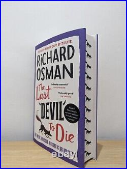 Signed-First Edition-The Last Devil To Die by Richard Osman-Sprayed Edge-New