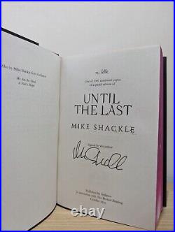 Signed-First Edition-The Last War 1-3 by Mike Shackle-Sprayed Edge-New