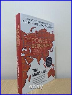 Signed-First Edition-The Power of Geography by Tim Marshall-New