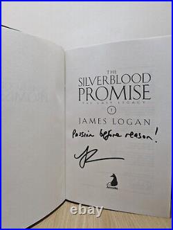 Signed-First Edition-The Silverblood Promise by James Logan-New