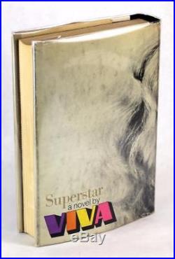 Signed First Edition Viva 1970 Superstar Andy Warhol Factory Film Star Novel
