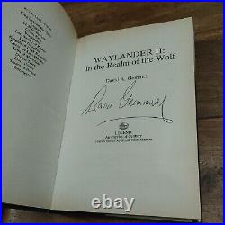 Signed First Edition Waylander II In The Realm of the Wolf by David Gemmell