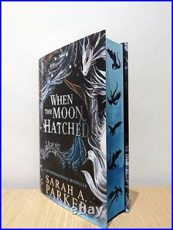 Signed-First Edition-When the Moon Hatched by Sarah A. Parker-Sprayed Edge-New