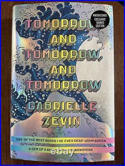 Signed Gabrielle Zevin First Edition Tomorrow and Tomorrow and Tomorrow HB Book
