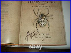 Signed Harry Potter First 4 Bks Illustrated by Jim Kay UK First Editions