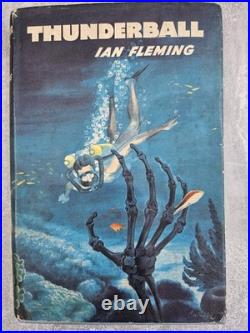 Signed James Bond (Thunderball) by Ian Fleming 1st edition 1961 Book Club