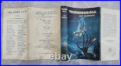 Signed James Bond (Thunderball) by Ian Fleming 1st edition 1961 Book Club