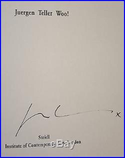 Signed Juergen Teller Woo! 2013 1st Edition/1st Printing Fine