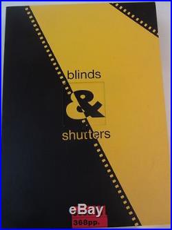 Signed LIMITED First Edition RARE BOOK Blinds and Shutters by Michael Cooper