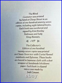 Signed Limited First Edition Kim Stanley Robinson The Blind Geometer