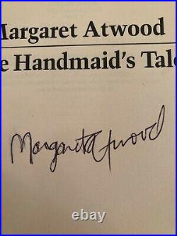 Signed Margaret Atwood Handmaid's Tale Uk First Hardcover & Signed Letter
