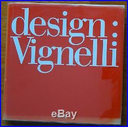 Signed Massimo Vignelli Design 1990 1st Edition & Printing Nice Copy/knoll