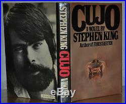 Signed Near Fine 1st/1st Edition Cujo Stephen King