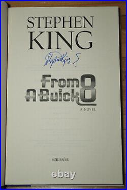 Signed Near Fine 1st/1st Edition From A Buick 8 Stephen King