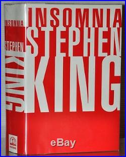 Signed Near Fine 1st/1st Edition Insomnia Stephen King