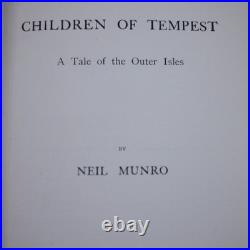 Signed Neil Munro Children of the Tempest First Edition 1903