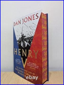 Signed-Numbered-First Edition-Henry V by Dan Jones-Sprayed Edge-New